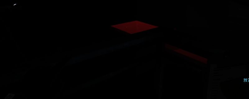 《非生物因素》玩家在办公区利用金属构件搭建桥梁，准备跃向实验区高台，背景可见闪烁的警报灯与封闭闸门