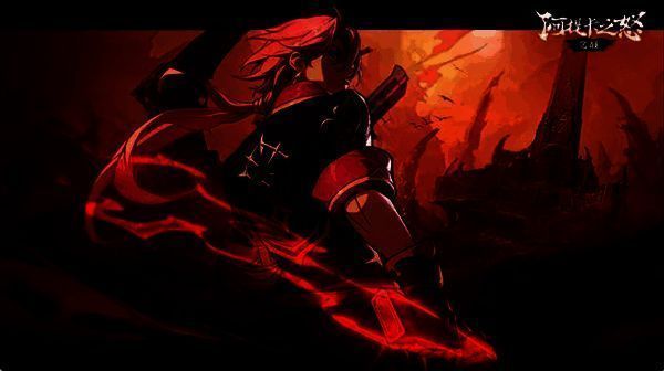 赏金猎人角色形象，身穿皮质风衣，手持双枪，站在沙漠废墟之上，背景夕阳染红天际