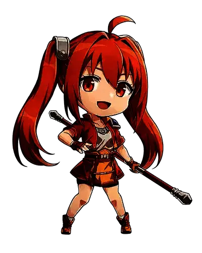 艾丝蒂尔角色设定图展示，包含年龄、生日、武器等信息的界面布局