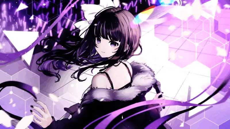 凛々咲五周年纪念直播宣传图，角色立绘与‘Million Depth’LOGO并列，背景为星空与地下世界的融合景象