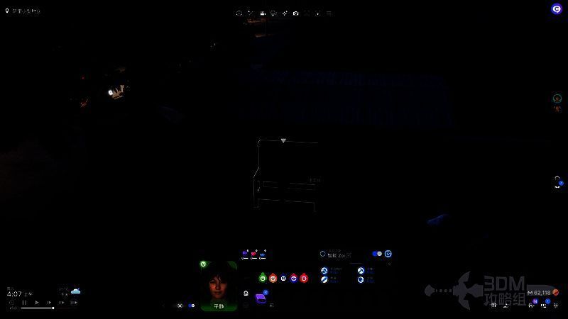 玩家角色站在住宅区的手工台前，背景为温馨的木屋与绿植环绕的海岛环境