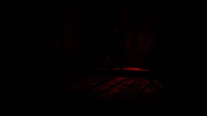 蛊头在废墟场景中现身，身体扭曲变形，背后伸出触须状结构，气氛阴森恐怖