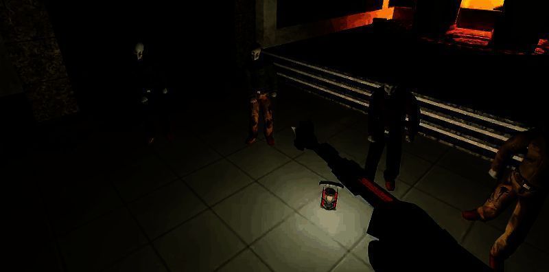 《非生物因素》中闪电长矛特写画面，武器通体泛着蓝色电光，周围有电弧闪烁，展现出强大的能量波动