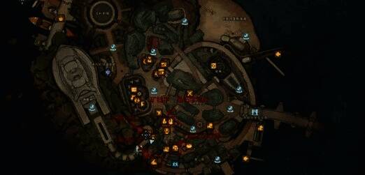 《星痕共鸣》导师分布地图，标注各材料导师具体位置，便于玩家导航