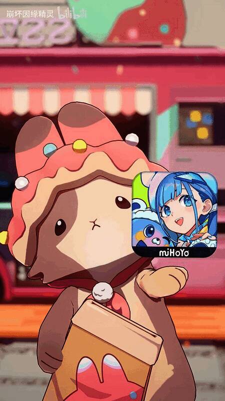 《崩坏：因缘精灵》官方Logo展示画面，银色字体在暗色调背景中缓缓浮现，充满神秘科技感