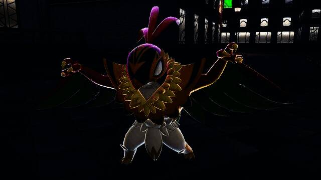 MEGA摔角鹰人使用飞身重压技能，空中高速旋转，气流激荡