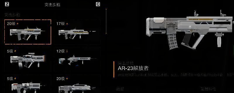 解放者突击步枪在游戏中实际战斗中的使用画面，枪口喷射火光，玩家正对蜂拥而至的外星生物进行扫射