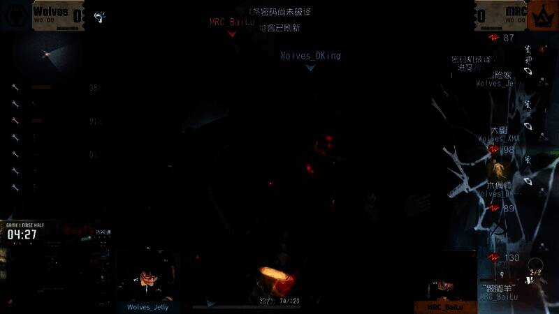 Wolves_Dking操控木偶师在板区连续砸板命中监管者，火花四溅场面激烈