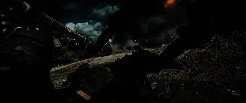 角色特写镜头，面部细节清晰，装备磨损质感真实