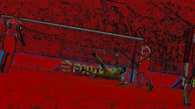 多纳多尼在比赛中连续变向过人动画，展现其灵活盘带与突破能力