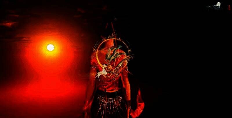 典藏战令外观【银蛇缠月】展示，银色蛇纹缠绕服饰，神秘感十足