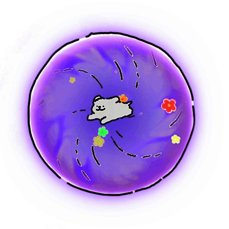 决战技外观「引力炸弹·马尔济斯」技能动画，炸弹化作小狗咬合形态，特效夸张有趣