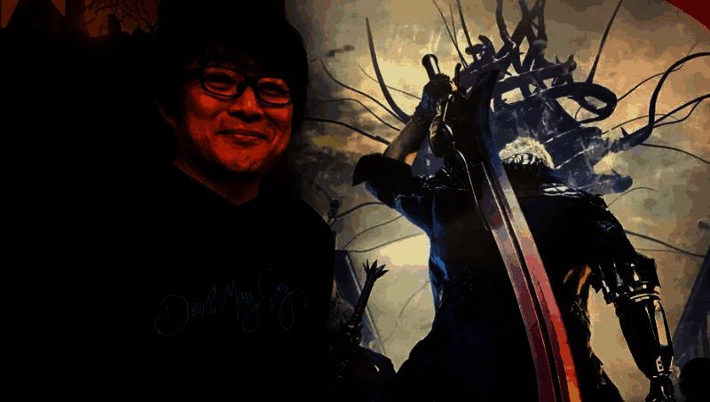 《龙之信条2》游戏主视觉图，巨龙盘旋于城市上空，骑士与随从在街道上迎战怪物