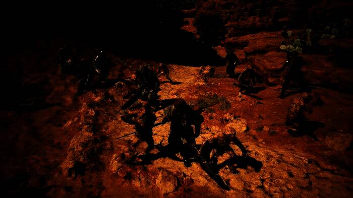 伊津野英昭在工作室接受采访，背景为游戏开发中的概念图与团队工作场景