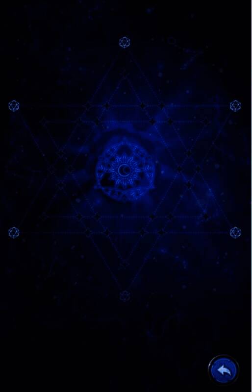 星象共鸣界面，展示多层共鸣节点与已解锁的称号图标