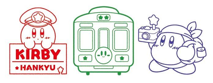 乘客在车站盖章台前排队参与活动，桌上摆放多个卡比主题印章，背景为活动宣传海报