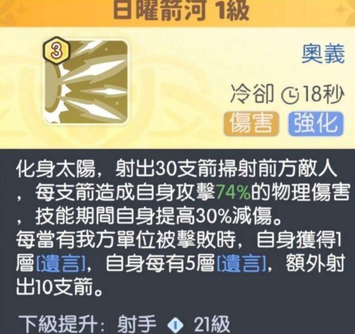 阿波罗升腾为金色太阳，万箭齐发，战场被光芒笼罩，敌人纷纷倒下