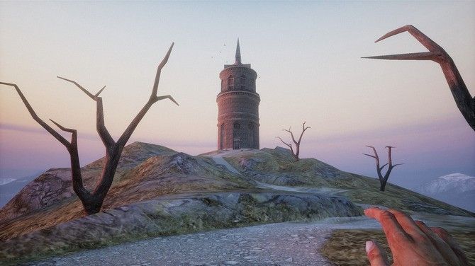 玩家手持武器对峙阴影中的怪物，战斗画面充满张力