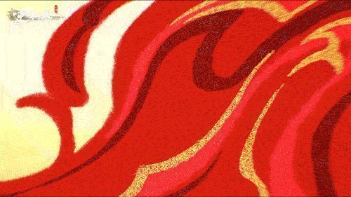 战斗场景动画，角色施展技能时带有水墨风格特效，动作流畅如舞蹈