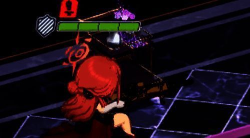 技能释放动画截图，爱露展开能量屏障，为自身和队友提供治疗效果