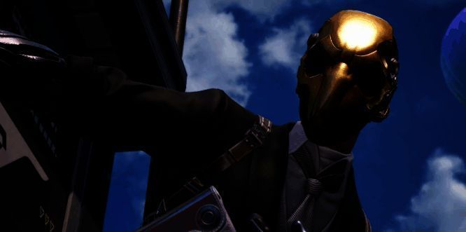 余烬释放黑夜降临技能，地面升起黑色能量漩涡，整个区域陷入黑暗，敌方角色在其中慌乱移动