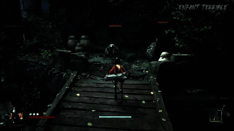 城市街景，百姓穿行于机关装置之间，背景有巨大齿轮缓缓转动