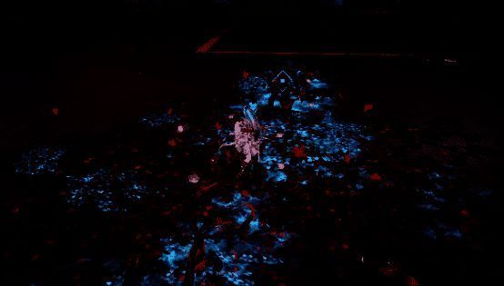 机械熊波吕克斯张开双臂猛烈撞击前方敌人，地面裂开，能量波扩散