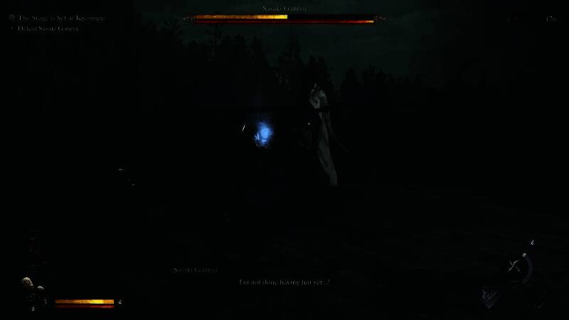 特写镜头展示主角面部细节与鬼之笼手的古老纹路，眼神坚定