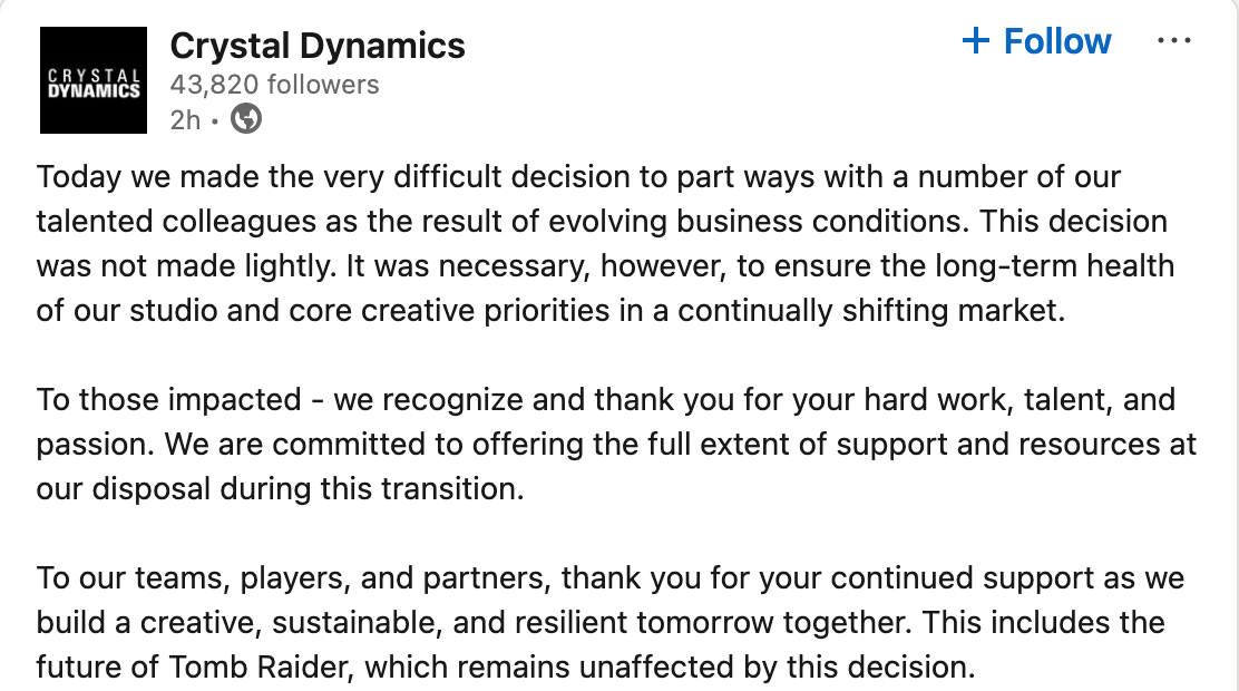 Embracer Group公司总部外观，建筑现代但气氛凝重