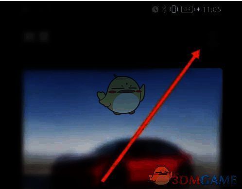 特斯拉APP首页界面，红圈标注头像位置，提示点击进入账户设置