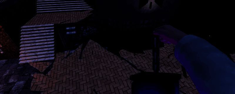 《非生物因素》植物园内部结构示意图，显示从一楼箱子跳跃至二楼入口的路线