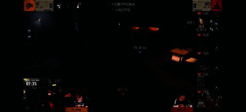 TE祭司在地窖口完成最后牵制，队友陆续跳入实现四人逃脱