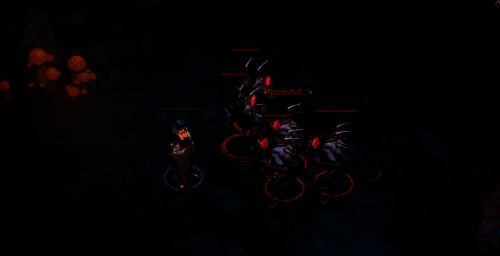 阿伽莎释放‘区间考据’技能，身前浮现半透明护盾屏障，周围有数据流环绕