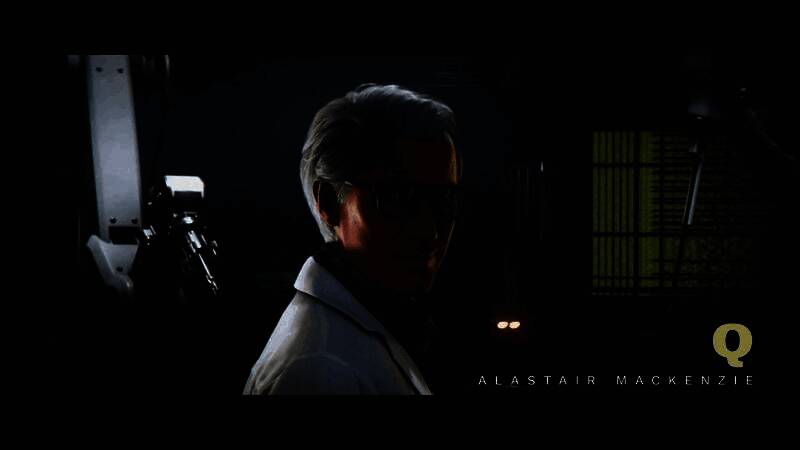 反派角色脸模特写，眼神阴鸷，面部轮廓分明，身后是爆炸特效的游戏画面