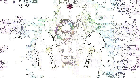 高速节奏下角色连续夹击的动画演示，敌人在节拍中爆裂消失