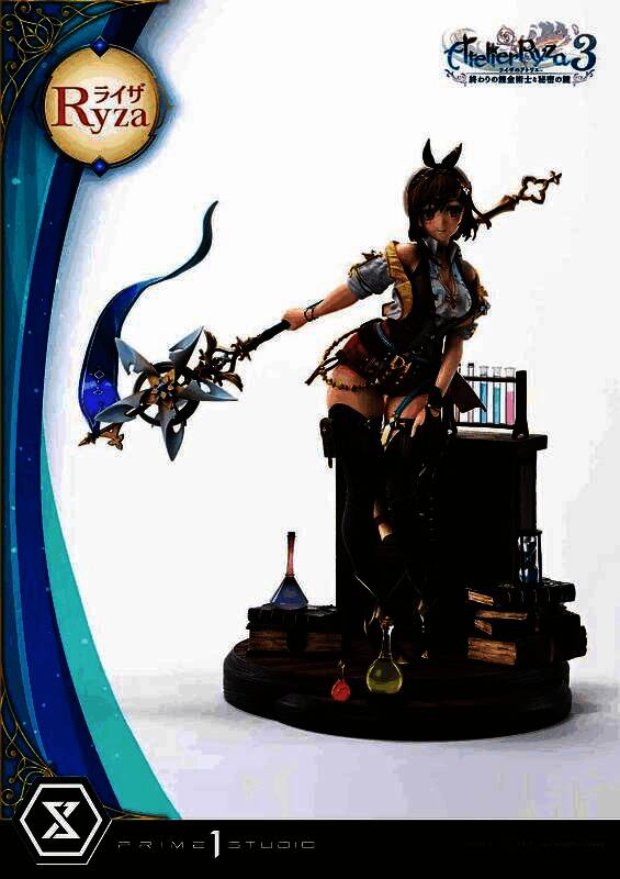 限定版窗景地台展示，模拟黄昏光线透过窗户洒在莱莎身上的氛围