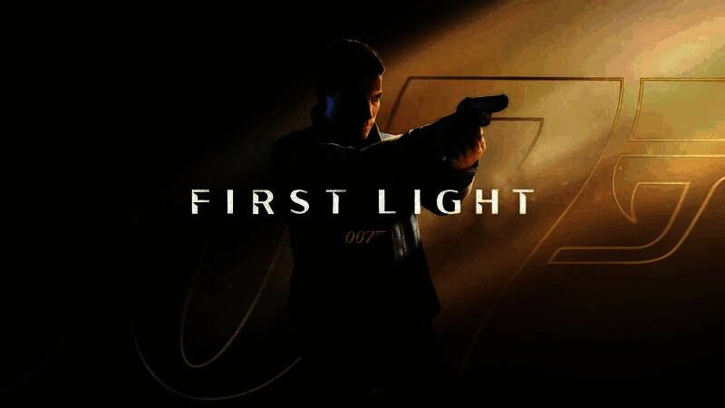 科隆游戏展上IO Interactive展台，一辆经典阿斯顿·马丁停靠在旁，吸引众多观众驻足