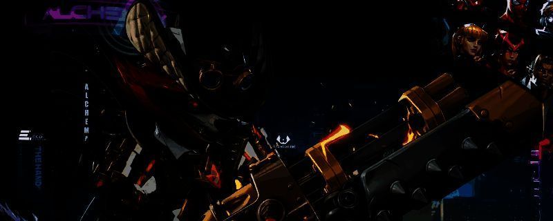 《漫威争锋》中火箭浣熊在战场上使用双枪进行远程攻击，身旁环绕着技能特效，展现出其高机动性与输出能力