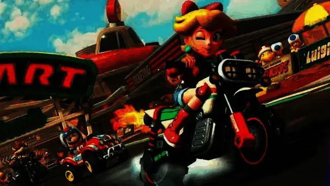 任天堂Switch 2概念渲染图，展示新主机可能的外观设计与手柄布局