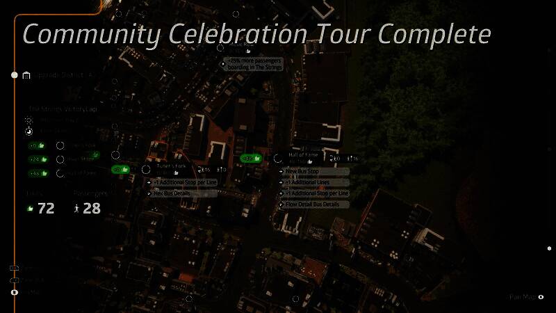 玩家在车内后视镜中观察乘客上下车情况，确保安全后再启动车辆