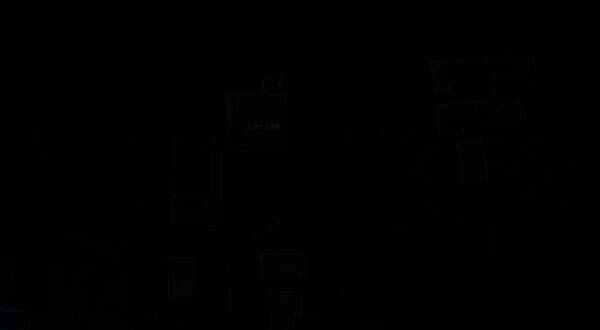 长弓溪谷地图右下角区域标注，红圈指示小屋与密码门相对位置