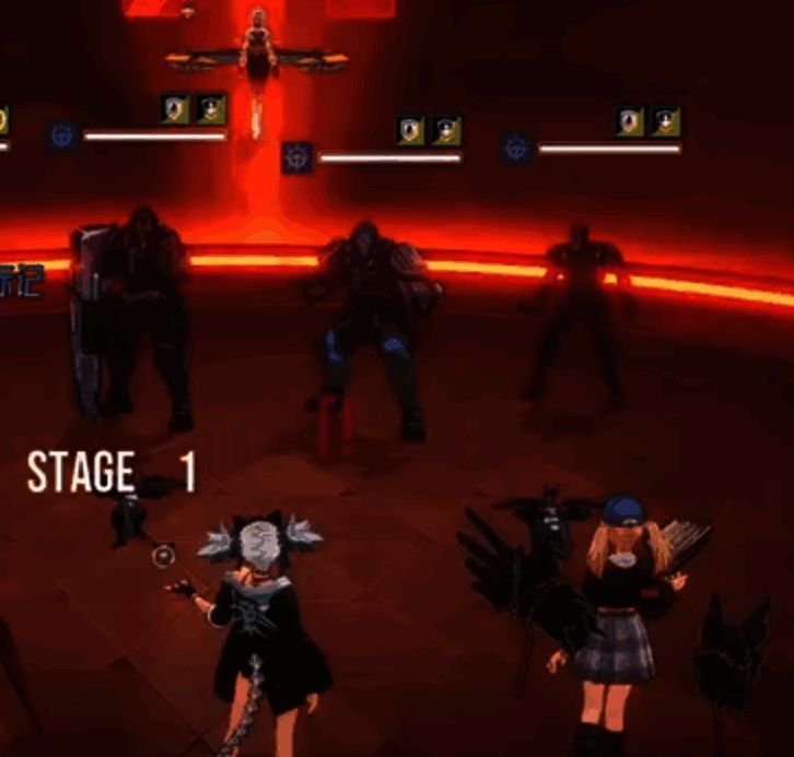 终结技动画演示，角色释放能量波，队友脚下浮现加速光环