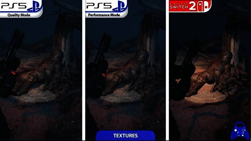 PS5版游戏中走廊场景，墙壁纹理清晰，灯光反射真实，营造出压抑的氛围