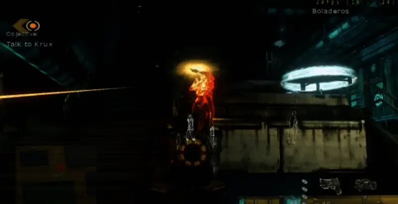 主角在高楼间跳跃的瞬间，背景是霓虹闪烁的未来都市