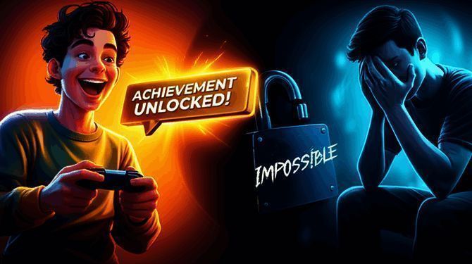 玩家在论坛吐槽游戏成就系统界面截图，展示多项难以达成的成就条目
