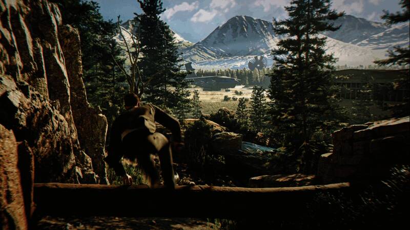 邦德在豪华宴会厅中伪装出席，手持香槟与目标人物交谈