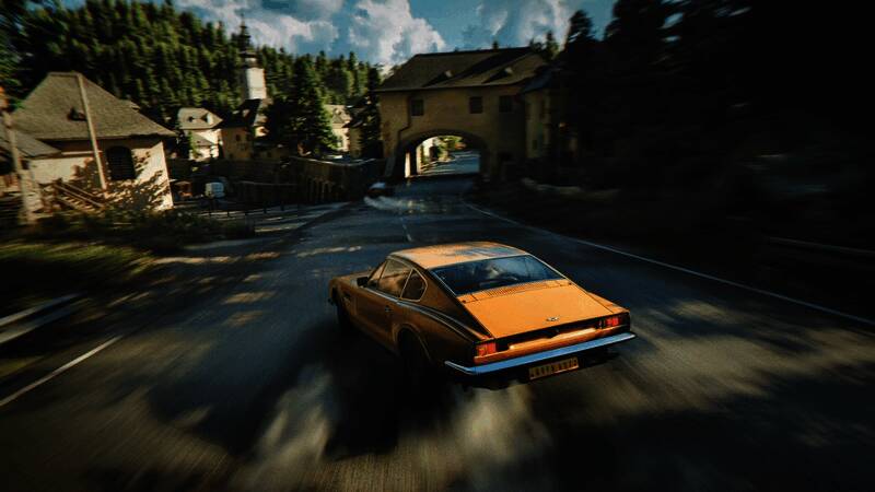 激烈枪战场景，邦德躲在掩体后射击，子弹火花四溅