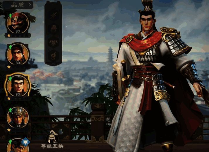 太史超技能界面展示，重点标注被动技能‘神亭酣战’与‘带剑七尺’