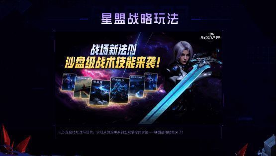 联盟沙盘界面展示，地图上标记着多个战术技能释放区域，指挥官正在协同决策