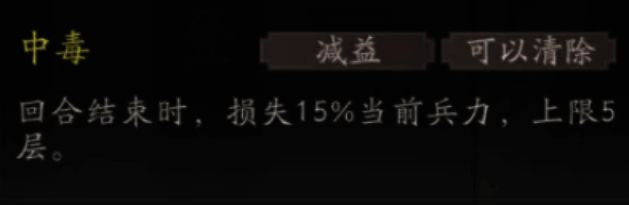 数据图表展示不同层数【中毒】对目标造成的累计伤害比例